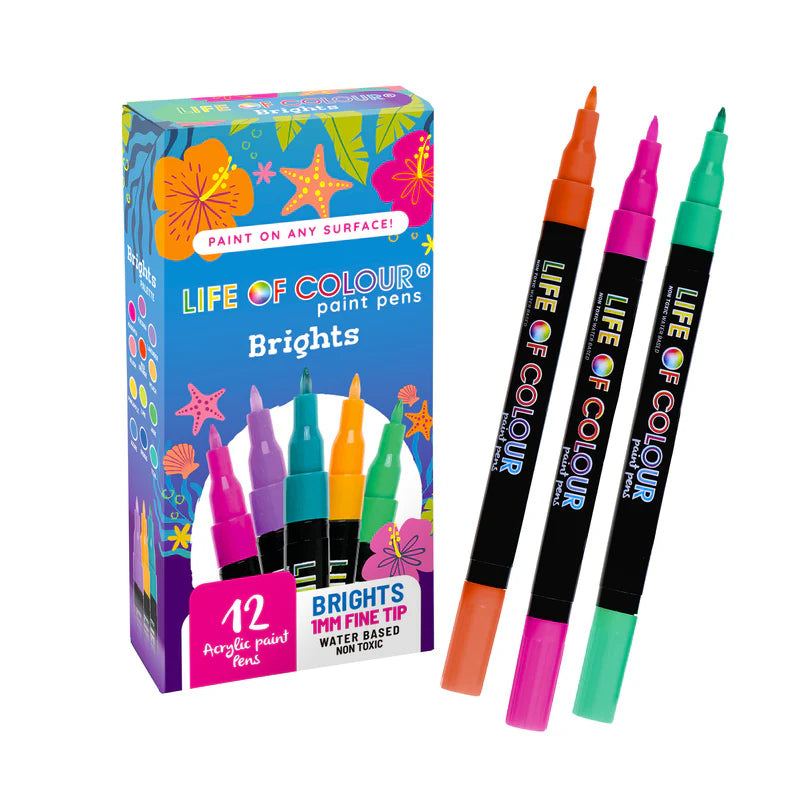 Paint Pens - water-based, non-toxic acrylic colours