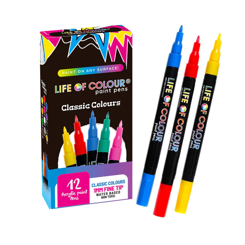 Paint Pens - water-based, non-toxic acrylic colours