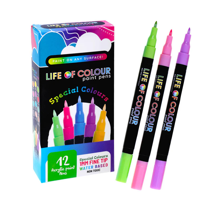 Paint Pens - water-based, non-toxic acrylic colours