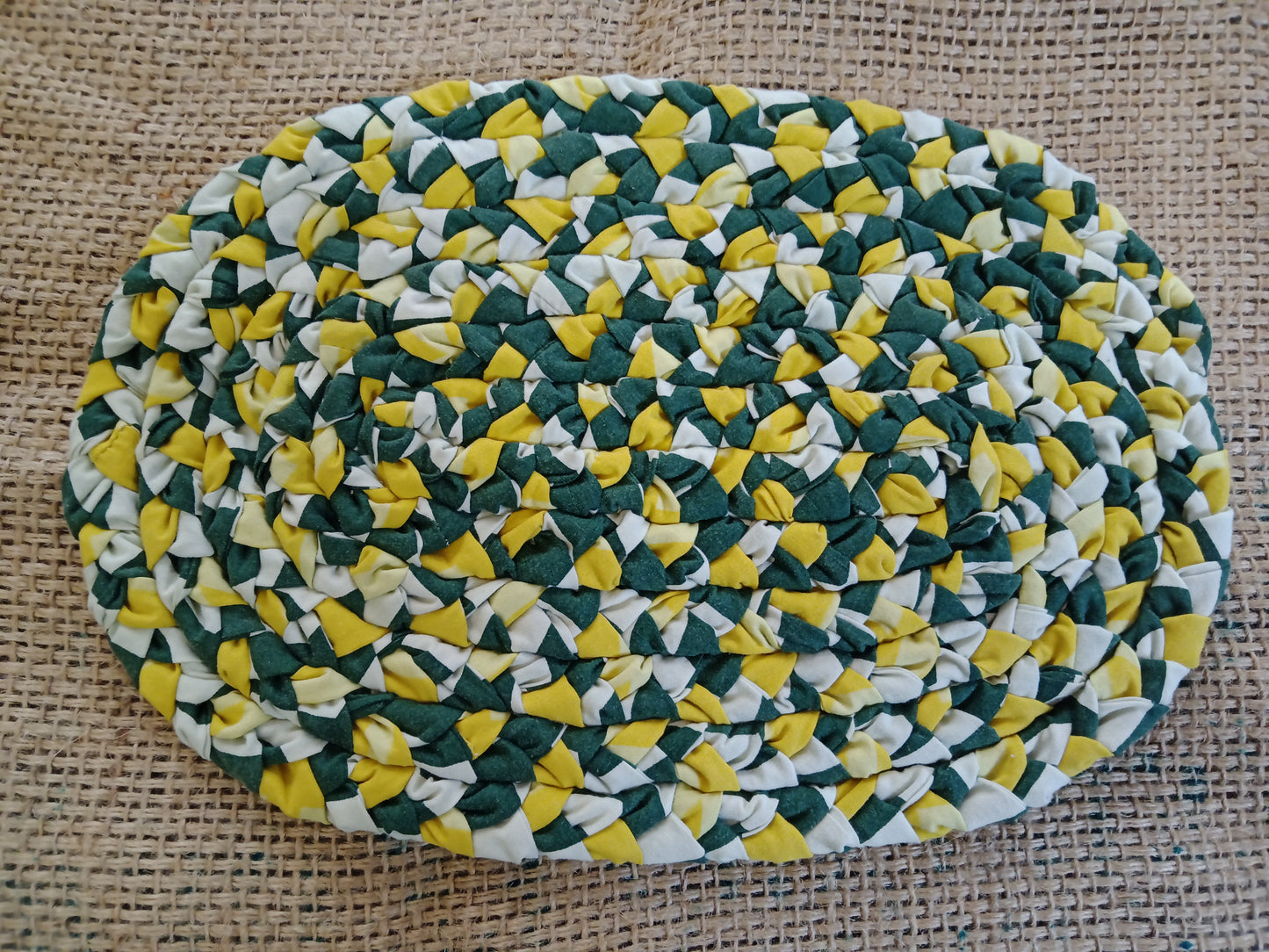 Pot Holder/Placements - upcycled fabrics