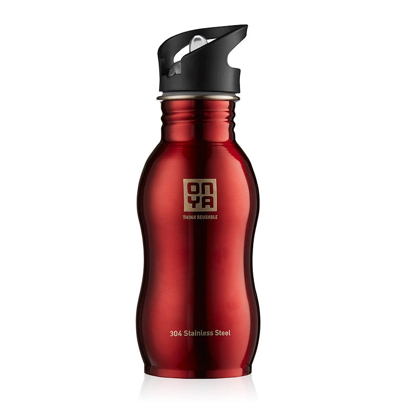 Reusable Metal Drink Bottles (replaceable lids)